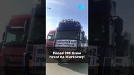 [STRAJK!] Tiry ruszają w stronę Warszawy! #shorts