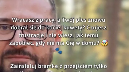 Zabezpiecz kuwetę!  #Zwierzęta #Pies #Kot