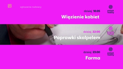 Polsat Reality - Zapowiedź trzech pozycji programowych (13. 06. 2025)