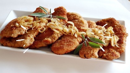 Kotlety schabowe w piwie.  #kotlety #schach #piwo