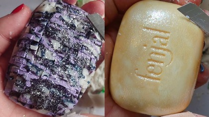 Soap Carving ASMR Relaxing Sounds no talking Satisfying ASMR Video