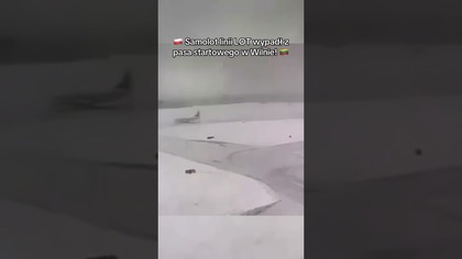 SAMOLOT WYPADŁ Z PASA STARTOWEGO!