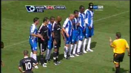 Premier League sezon 2008/2009 1-0 Chelsea vs Wigan Deco