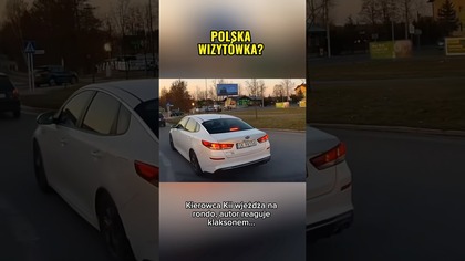 Klakson i ego  konflikt na drodze #polskiekierowcy #roadrage #drivinginpoland #stopcham #kolizja
