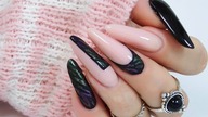 Animal geometric black nails / Gabrielle Nails