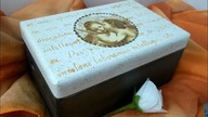 Decoupage | Skrzynka z Aniołkami / Chest with angel - Tutorial DIY