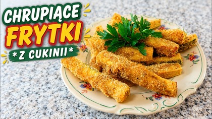 Najlepsze chrupiące frytki z cukinii z air fryera - Prosty przepis w 12 minut!