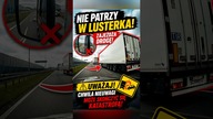 TIR zmienia pas jakby nikogo obok nie było  #shorts #tir #autostrada #uwaga