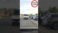 Zamiatał drzewem samochody w Szczecinie