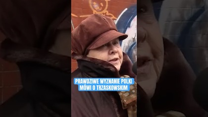SENIORKA ZE ŁZAMI W OCZACH POWIEDZIAŁA TO O TRZASKOWSKIM...