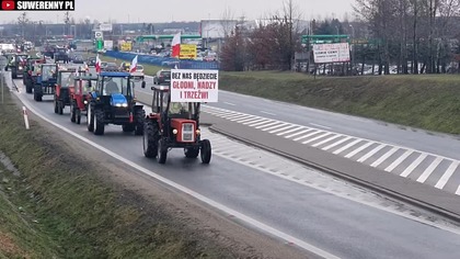 Lotnisko ZABLOKOWANE! Rolnicy Vs. antypolski, polskojęzyczny rząd KO (23.02.2024)