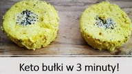 Keto kuchnia - Keto bułki 3 minuty!