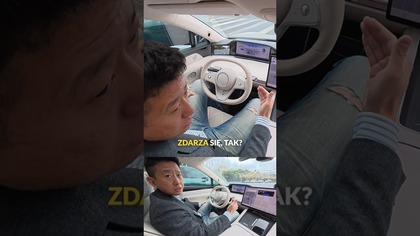 Samochód autonomiczny HUAWEI sam zawraca w Chinach  #danielgrzyb #chiny #huawei #autonomia