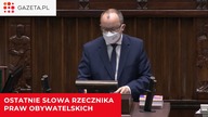 Ostatnie słowa Bodnara w Sejmie.  Mimo trwającej owacji wystąpienie zaczęła posłanka Burzyńska