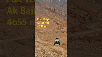 Maluchem zdobywamy Ak Bajtal (4655 m) #fiat126p