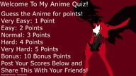 Anime Opening Quiz | 200+ Openings [Very Easy - Very Hard]