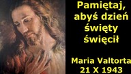 III przykazanie - Maria Valtorta