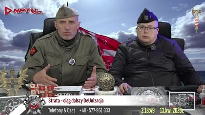 Strata - ciąg dalszy DeUnizacja Pon, 13. 4. 2026r.  W.  Olszański, M.  Osadowski Rodacy Kamraci NPTV. p
