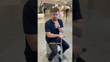 Na tej walizce można jeździć 