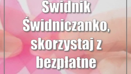 Świdnik: Świdniczanko, skorzystaj z bezpłatnej mammografii