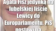Agata Fisz jedynką na lubelskiej liście Lewicy do Europarlamentu.  PiS postawi na Kamińskiego czy..