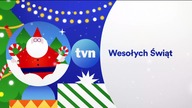 TVN - Dżingle "Ogłoszenia nadawcy", identy stacji i blok reklamowy w bożonarodzeniowej opr