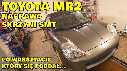 TOYOTA MR2 SMT, USTERKA SKRZYNI, DIAGNOSTYKA I NAPRAWA, POPRZEDNI WARSZTAT SIĘ PODDAŁ.