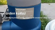 BLAUPUNKT WP 750 - wypompowanie wody z jacuzzi