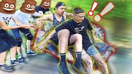 ZJECHALI NA KANAPIE Z RAMPY