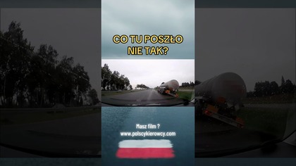 Prosta droga i taki finał co tu poszło nie tak? #tir #akcja #wypadek #polscykierowcy #crash
