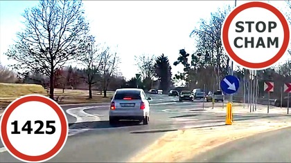 Stop Cham #1425 - Niebezpieczne i chamskie sytuacje na drogach