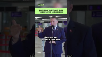Chaos w Trybunale Konstytucyjnym.  Kierwiński komentuje #shorts