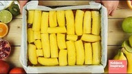 Ciasto Jamajka z bananami i galaretką