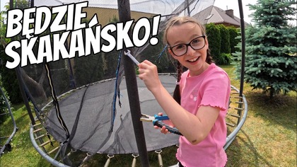 ROZKŁADAM TRAMPOLINĘ.  Daily Vlog 30 maja 2026 #fikimikiagatkiimoniki