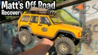 I built JEEP Cherokee XJ Matts Off Road Recovery Edition! Traxxas TRX4 Offroad RC Crawler