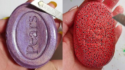 Soap Carving ASMR Relaxing Sounds no talking Satisfying ASMR Video #soapcarving #soapcuttingvideo