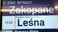 IC 3560 Witkacy Zakopane - Gdynia Główna - Stadler Flirt.  WARS jest.