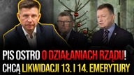 PiS ostro o działaniach rządu! Chcą LIKWIDACJI 13.  i 14.  EMERYTURY!
