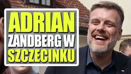 Adrian Zandberg w Szczecinku  spotkanie z sympatykami