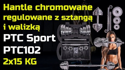 Hantle stalowe regulowane z funkcją sztangi - Opinia