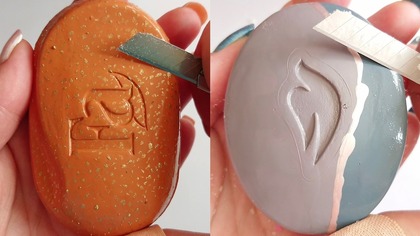 Soap Carving ASMR Relaxing Sounds no talking Satisfying ASMR Video
