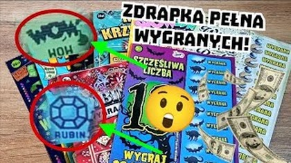 Zdrapki Lotto  Klasyka gatunku!  Mały rarytas i 2 podwójne wygrane! 