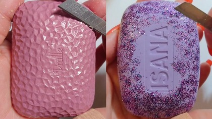 Soap Carving ASMR Relaxing Sounds no talking Satisfying ASMR Video #soapcarving #soapcuttingvideo