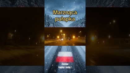 Nie śnieg, nie deszczmarznąca pułapka.  Tak kończy się brak ostrożności  #uwaga #polscykierowcy