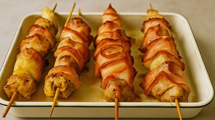 Schab z Bananami i Bekonem  Zaskakujący, Ale Pyszny Obiad