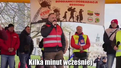 Lublin: OBRONA KOPALNI "BOGDANKA" (08.04.2025)