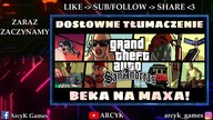  GTA SAN ANDREAS na żywo.  DOSŁOWNE TŁUMACZENIE - Karol, Wielki Dym, Słodki i Jeździec 