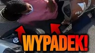MOTOCYKLISTA LEDWO USZEDŁ Z ŻYCIEM!