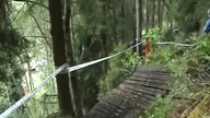 Wpadka na trasie dla rowerów górskich