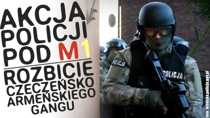 Zatrzymanie czeczeńsko-armeńskiego gangu na parkingu M1 w Krakowie!